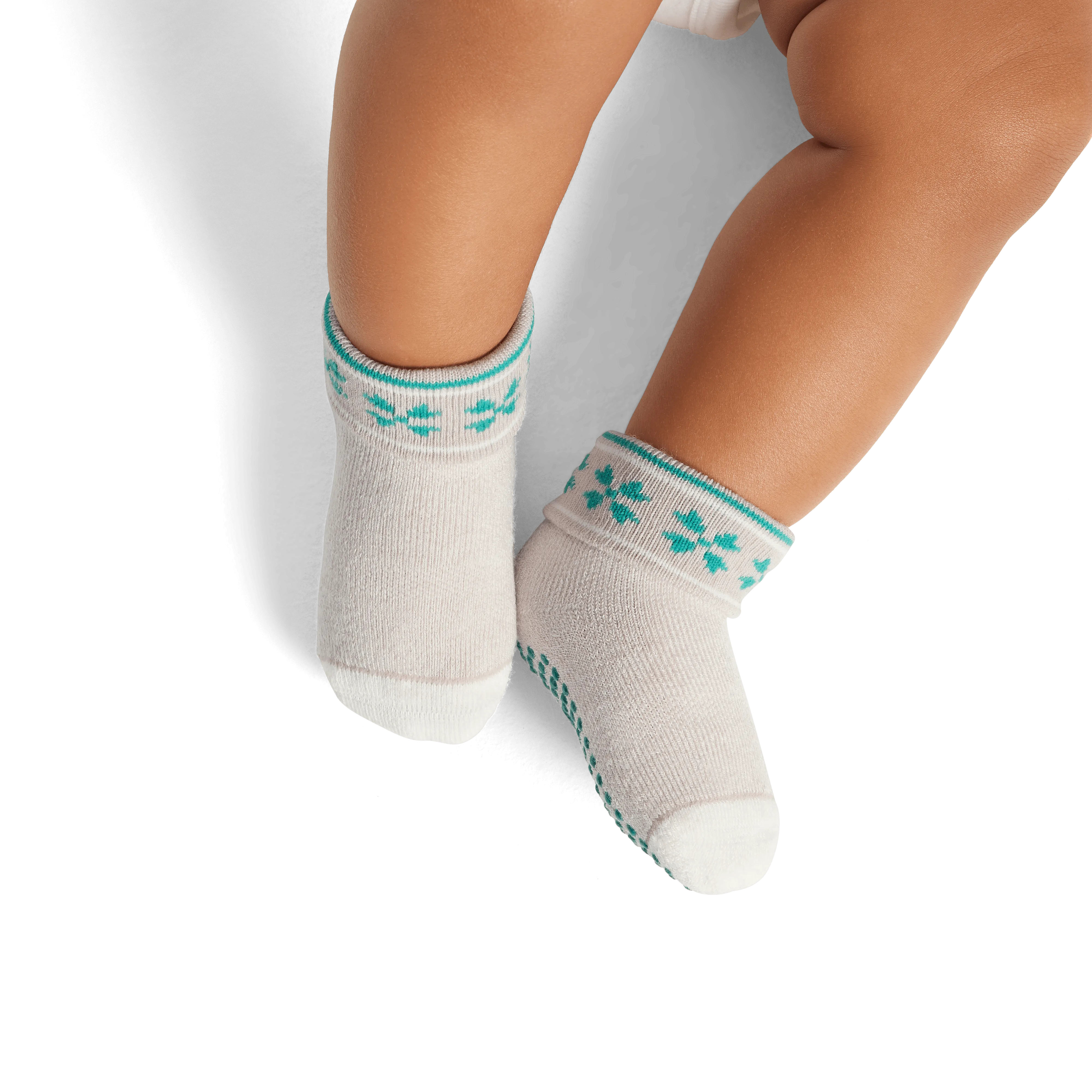 Baby Holiday Gripper Sock 4-Pack Gift Box (6-12 Months)