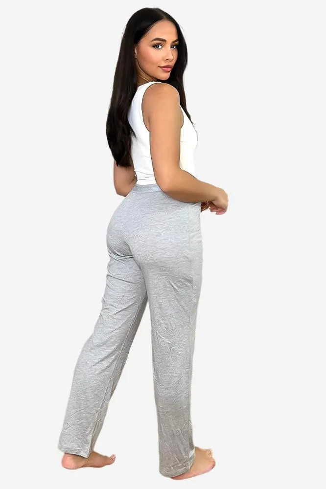Elastic Waist Jersey Lounge Trousers